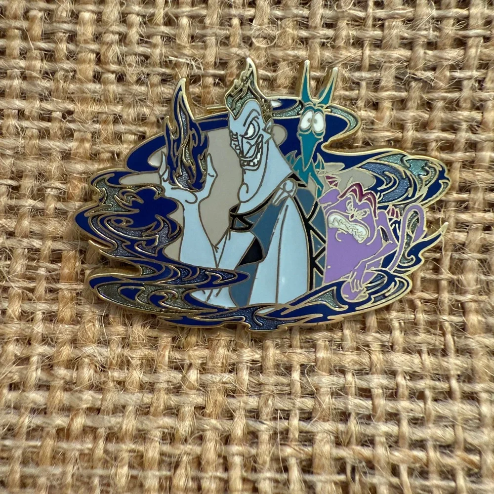 Disney Collectible Pin, 2005, from Hercules, Hades, Pain & Panic, ~ 1.75”x1.25”
